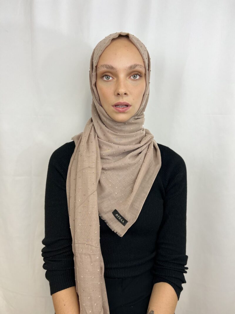Punto Tortora- Donker Beige Scarf Hijabdonker Beige Scarf Hijabshoppenvooriedereen