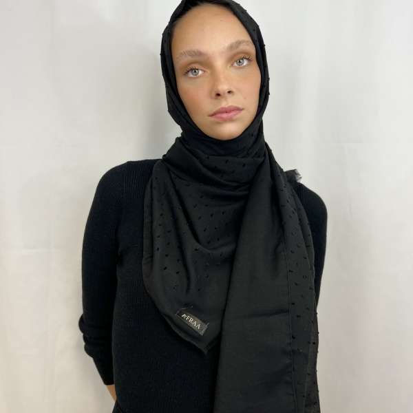 Punto Nero – Zwart Scarf Hijabzwart Scarf Hijabshoppenvooriedereen