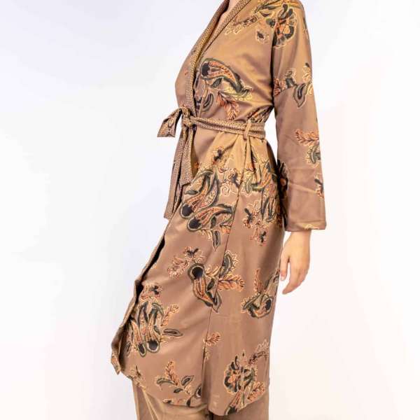 Kimono en broek set – BeigekimonoShoppenvooriedereen