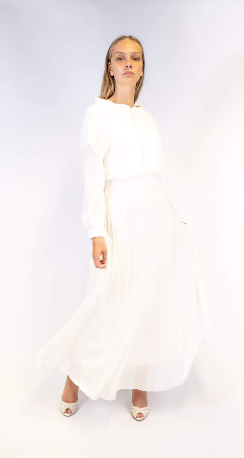 Witte elegante jurkwitte elegante jurkShoppenvooriedereen