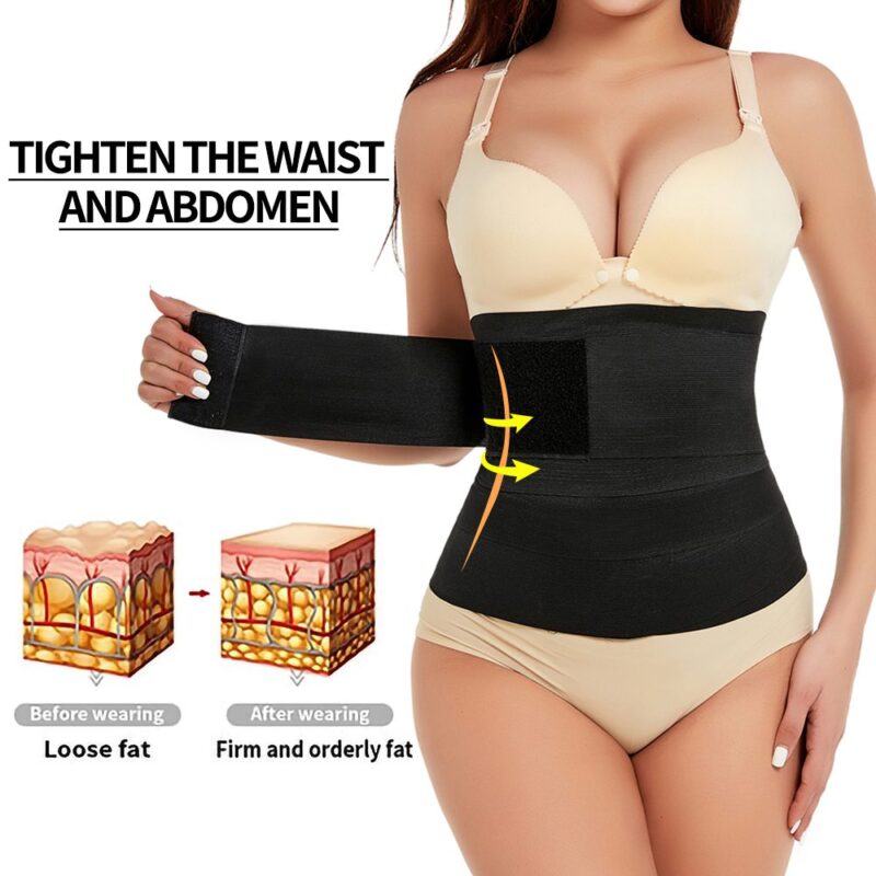 Buikband Wrap- Wrap Waisttrainer 4 En 3 Meterbuikbandshoppenvooriedereen