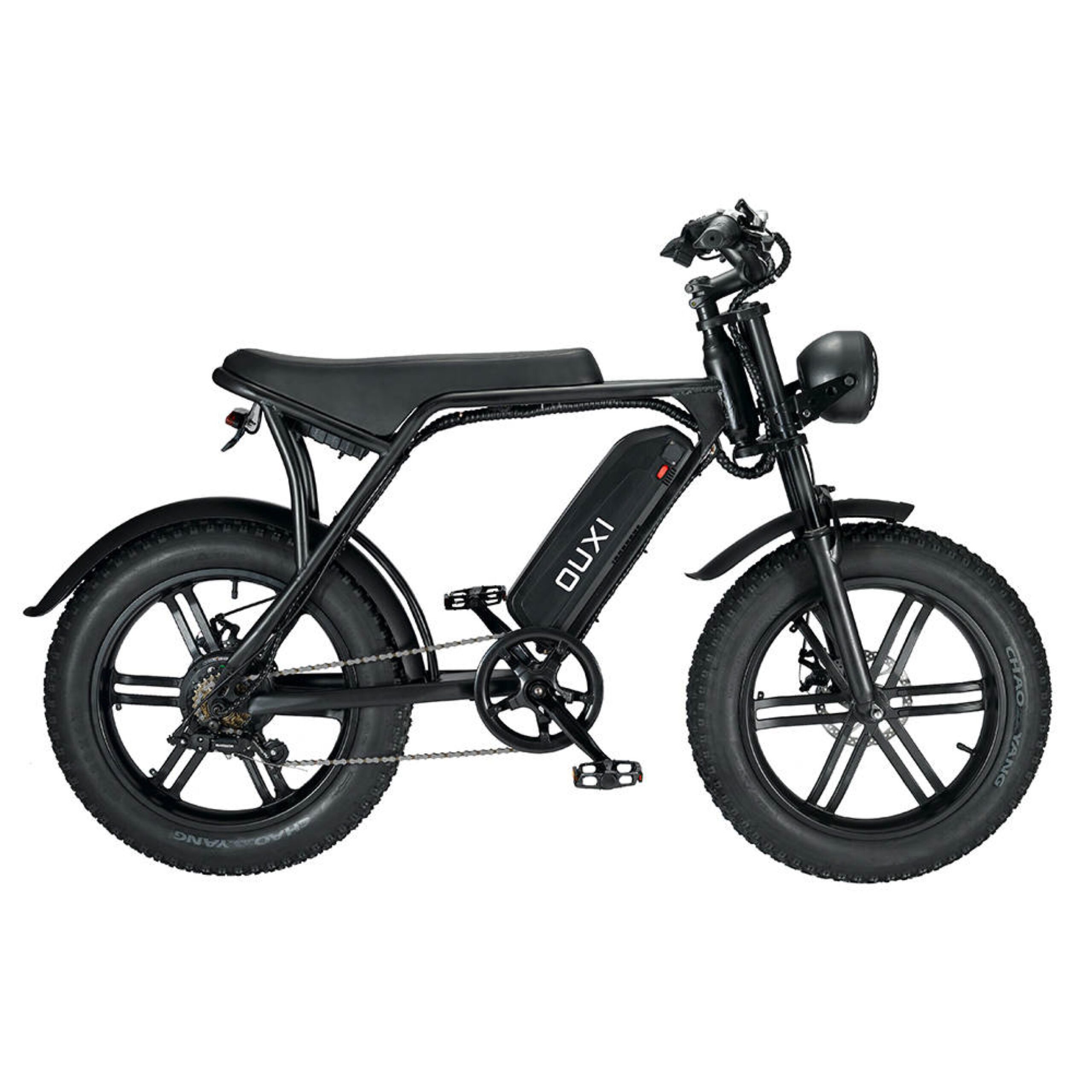 Ouxi V8 Fatbike E-bike 250Watt topsnelheid 25 km/u 20” banden – 7 versnellingen Deze model is toegestaan conform de Nederlandse wetgeving op de openbare weg.
