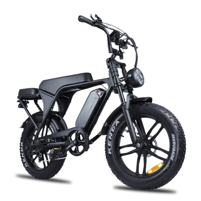Ouxi C80 V8 5.0 fatbike inclusief gratis alarm , achterzitje en voetsteuntjes en tas en pomp