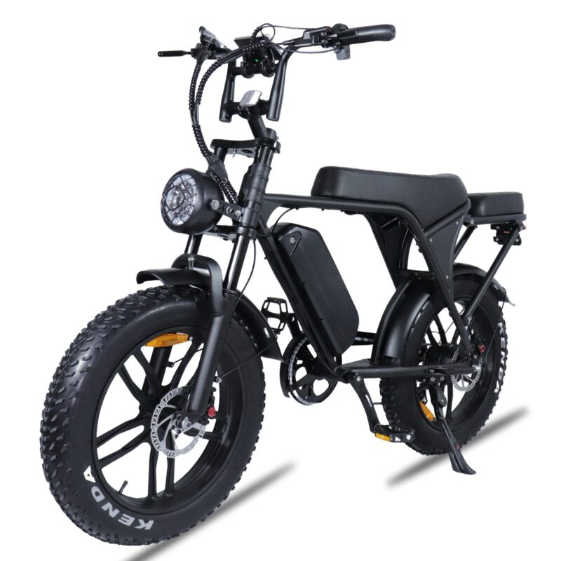 Ouxi C80 V8 5.0 fatbike inclusief gratis alarm , achterzitje en voetsteuntjes en tas en pomp - Afbeelding 3