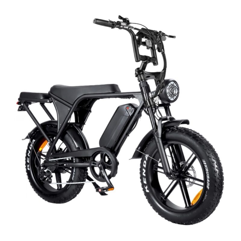 Ouxi C80 V8 5.0 fatbike inclusief gratis alarm , achterzitje en voetsteuntjes en tas en pomp - Afbeelding 2