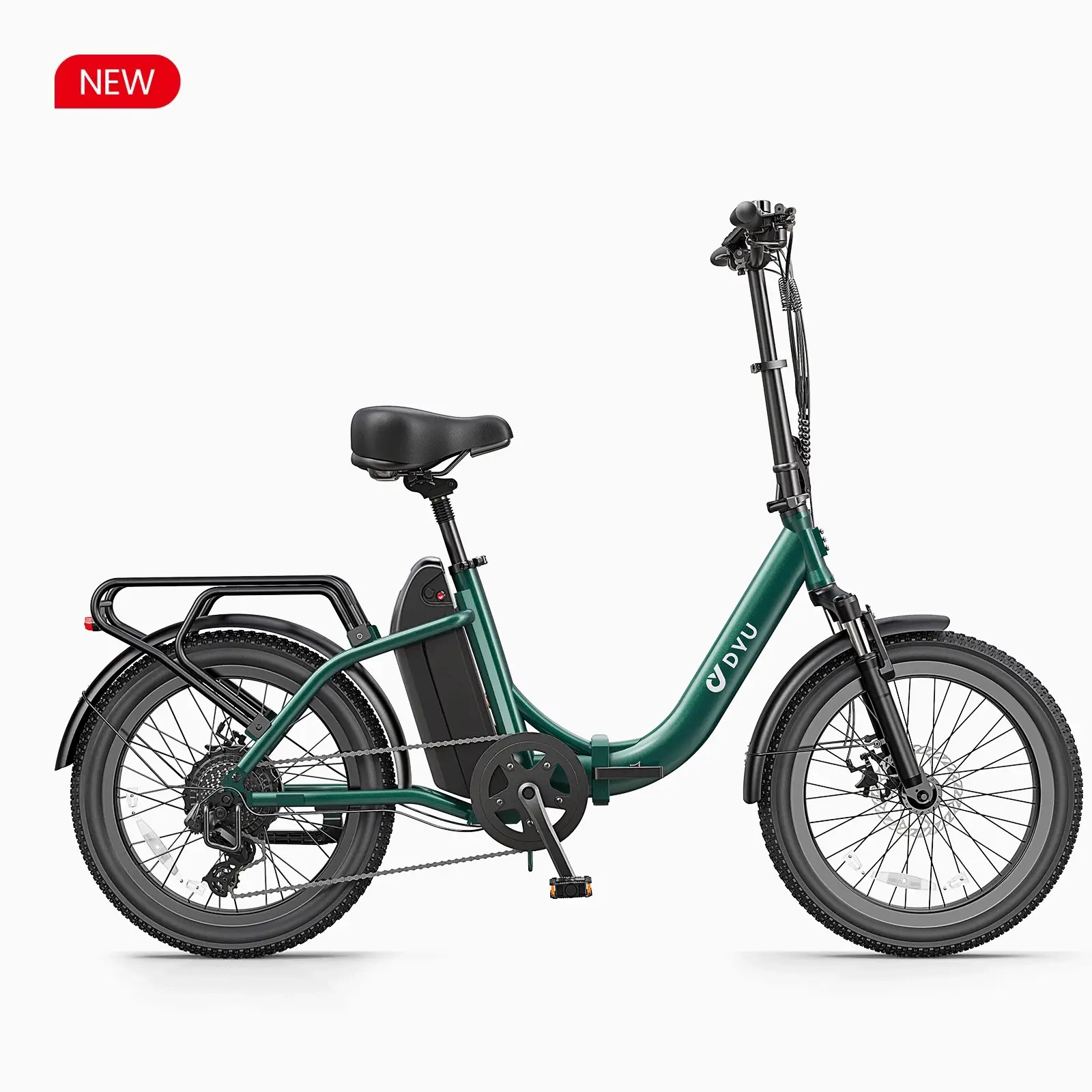 DYU C9 opvouwbare elektrische fiets, bereik 150 km