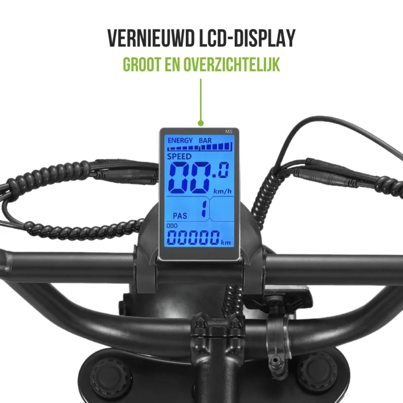 Ouxi H9 4.0 fatbike inclusief gratis alarmsysteem, voorrek en voetsteuntjes. - Afbeelding 10