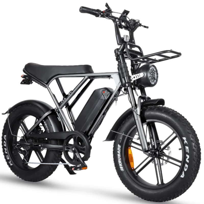 Ouxi H9 4.0 fatbike inclusief gratis alarmsysteem, voorrek en voetsteuntjes. - Afbeelding 3