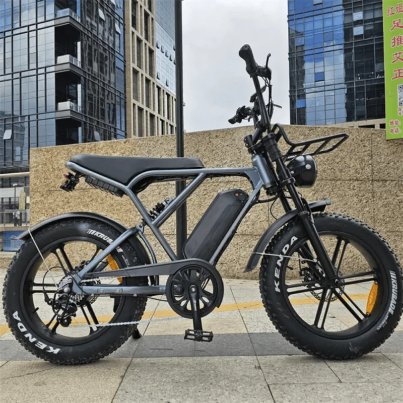 Ouxi H9 4.0 fatbike inclusief gratis alarmsysteem, voorrek en voetsteuntjes. - Afbeelding 11